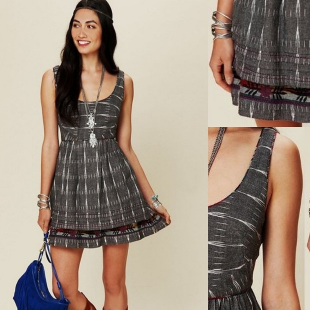 VGUC New Romantics Weather Vane Ikat Dress